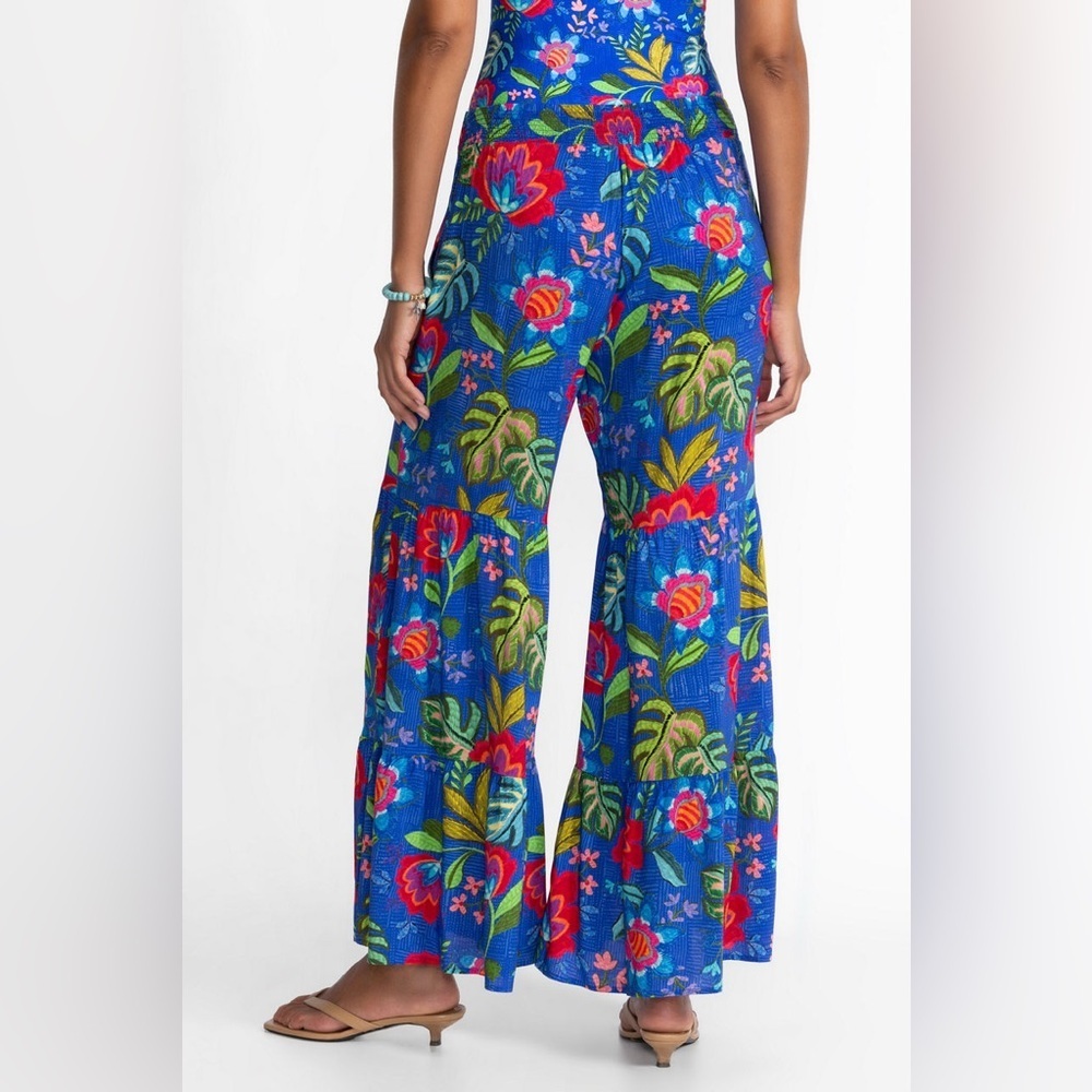 Johnny Was RUMBA TIERED PANT in size Large - Picture 7 of 14